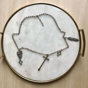 Silver Cross Necklace